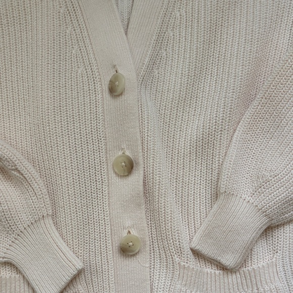 Loft Girlfriend Cream Cardigan Sweater - Picture 7 of 12
